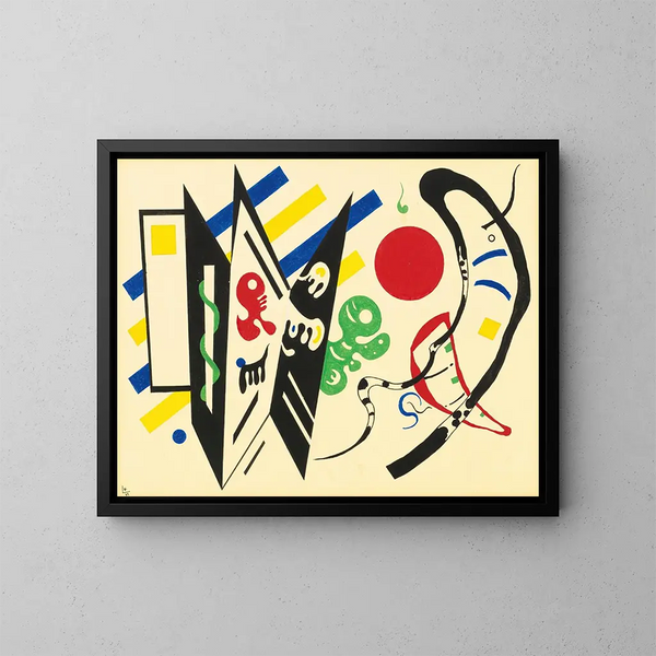 Réciproque - Wassily Kandinsky — oprawiony obraz na ścianie