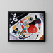 Tache rouge II - Wassily Kandinsky — oprawiony obraz na ścianie