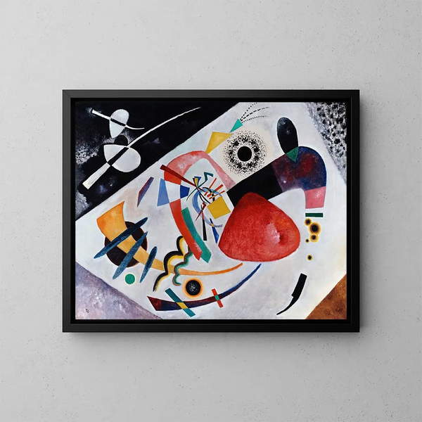 Tache rouge II - Wassily Kandinsky — oprawiony obraz na ścianie