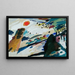 pejzaż romantyczny - Wassily Kandinsky — oprawiony obraz na ścianie