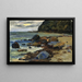 Sestri na plaży - Wassily Kandinsky — oprawiony obraz na ścianie