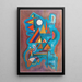 stojący - Wassily Kandinsky — oprawiony obraz na ścianie