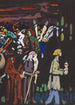 Studium nad paniką - Wassily Kandinsky — oprawiony obraz na ścianie