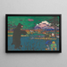 L'Ours - Wassily Kandinsky — oprawiony obraz na ścianie