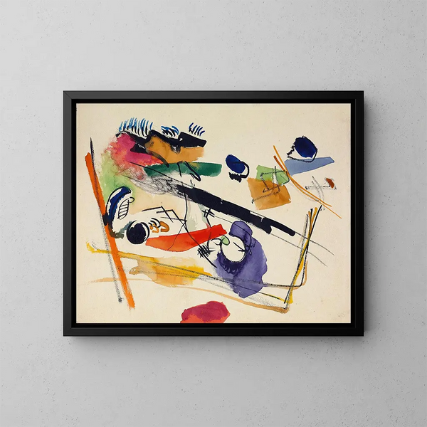 Bez tytułu - Wassily Kandinsky — oprawiony obraz na ścianie