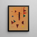 Rozproszony - Wassily Kandinsky — oprawiony obraz na ścianie