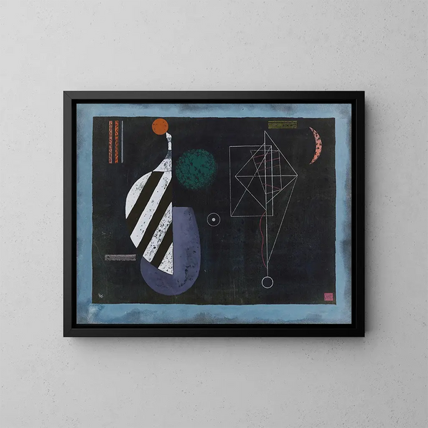 Sojusz dla dwojga - Wassily Kandinsky — oprawiony obraz na ścianie