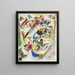 Projekt improwizacji trumeryjskiej - Wassily Kandinsky — oprawiony obraz na ścianie