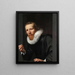 Portret złotnika - Werner van den Valckert — oprawiony obraz na ścianie