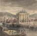 Weymouth z postaciami, wysyłką i widokiem na Custom House - John Henderson — widok dzieła