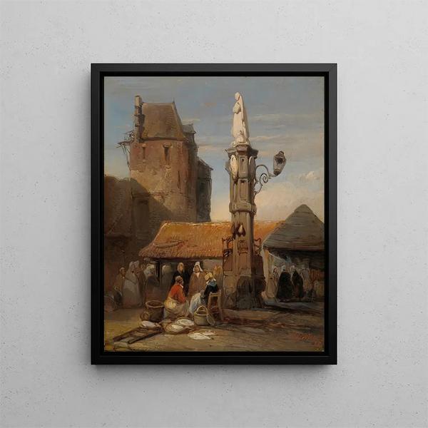 Wijnand Nuijen - A fish market.webp
