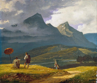 Wilhelm Bendz - Mountain landscape.webp
