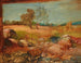 Widok z stodoły - Wilhelm Busch — widok dzieła