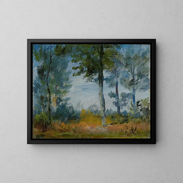 Lisière de forêt - Wilhelm Busch — oprawiony obraz na ścianie