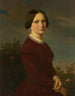 Młoda dziewczyna z różą w ręku - Wilhelm Dürr — widok dzieła
