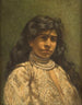 Portret młodej dziewczyny - Wilhelm Friedenberg — widok dzieła