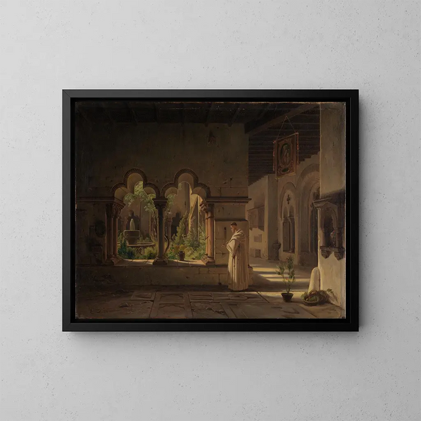 Cloître de San Pablo à Barcelone - Wilhelm Gail — oprawiony obraz na ścianie