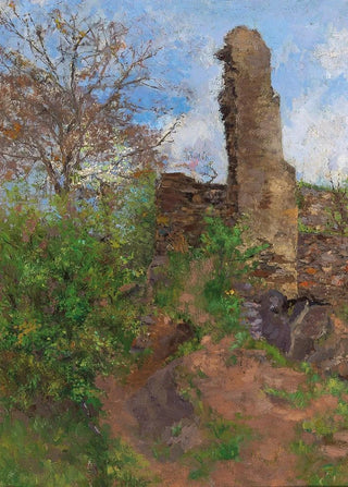 Wilhelm Gause - Wachau Town Wall in Stein.webp
