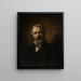 Portret mężczyzny - Wilhelm Leopolski — oprawiony obraz na ścianie