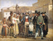 Oszust sprzedający pastę na placu Barberini w Rzymie - Wilhelm Marstrand — widok dzieła