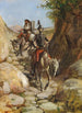 Don Kichote i Sancho Pansa wracają z Czarnych Gór - Wilhelm Marstrand — widok dzieła