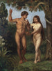 Ève tente Adam - Wilhelm Marstrand — widok dzieła