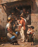scena więzienna w Rzymie - Wilhelm Marstrand — widok dzieła