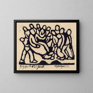 Wilhelm Morgner - Christ before the High Council.webp