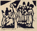 Ukrzyżowania I - Wilhelm Morgner — widok dzieła