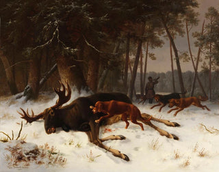 Wilhelm Reinhardt - Der erlegte Elch.webp