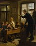 Le maître d'école - Wilhelm Schütze — widok dzieła
