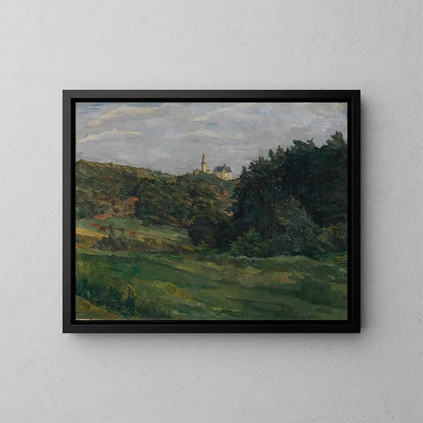 Château de Kronberg im Taunus - Wilhelm Trübner — oprawiony obraz na ścianie