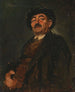 Camille lachend - Wilhelm Trübner — widok dzieła