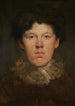 Młody chłopak z kołnierzem - Wilhelm Trübner — widok dzieła
