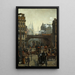 Ludgate Hill, Londyn - Wilhelm Trübner — oprawiony obraz na ścianie
