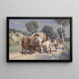 Wilhelm Velten - Begegnung auf der Landstrae.webp