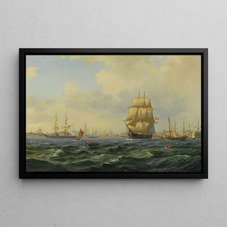 Wilhelm Victor Bille - Shipping At Copenhagen.webp
