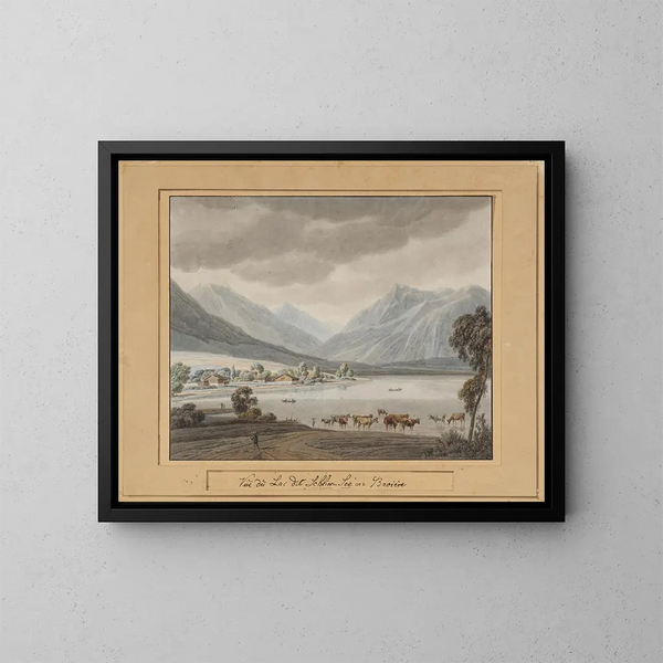 Schliersee - Wilhelm von Kobell — oprawiony obraz na ścianie