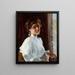 Młoda dziewczyna - Willard Leroy Metcalf, 1893 — oprawiony obraz na ścianie