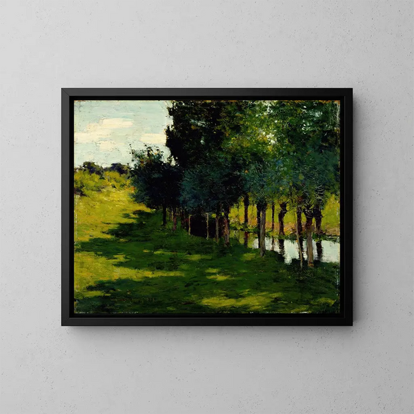 Światło i cień - Willard Leroy Metcalf — oprawiony obraz na ścianie