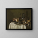 Martwa natura z szynką i chlebem - Willem Claesz Heda — oprawiony obraz na ścianie