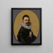Portret mężczyzny - Willem Cornelisz. Duyster — oprawiony obraz na ścianie
