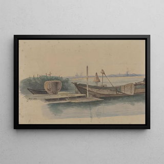 Willem Gruyter jr - Steiger met visserschuiten.webp