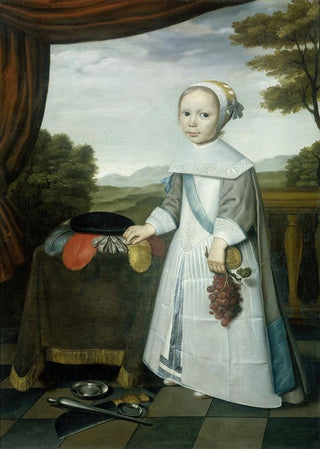Willem Jansz Ploy - Portrait of Johannes van Rees 16621690 Half Brother of Elisabeth van Oosten as a Child.webp