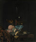 Martwa natura z kieliszkami na owoce i miską Wanli - Willem Kalf — widok dzieła