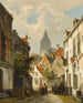 Scena uliczna - Willem Koekkoek — widok dzieła