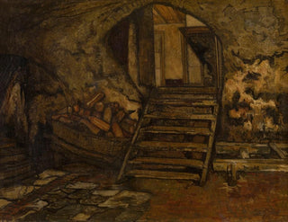 Jaskinia - Willem Linnig le Jeune — widok dzieła