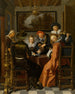 Robienie muzyki wieczorem - Willem Pietersz Buytewech — widok dzieła