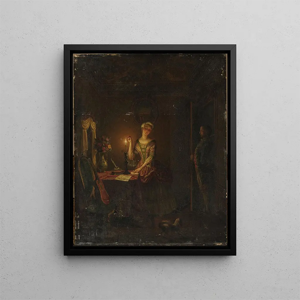 Willem Thans - Sealing a letter with wax.webp