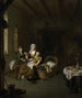 Matka karmi swoje dziecko - Willem van Mieris — widok dzieła